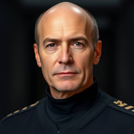 Portrait de Jean-Luc Picard, instructeur du cours